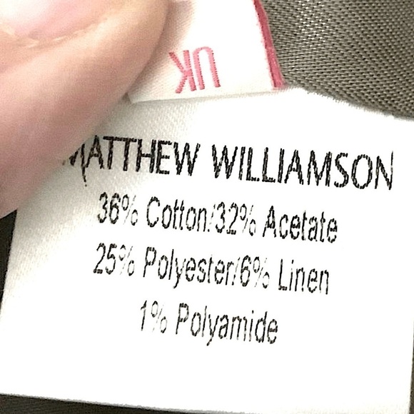 𝅺MATTHEW Williamson Sheath Dress UK Size 8 US Size 4 - Picture 9 of 9